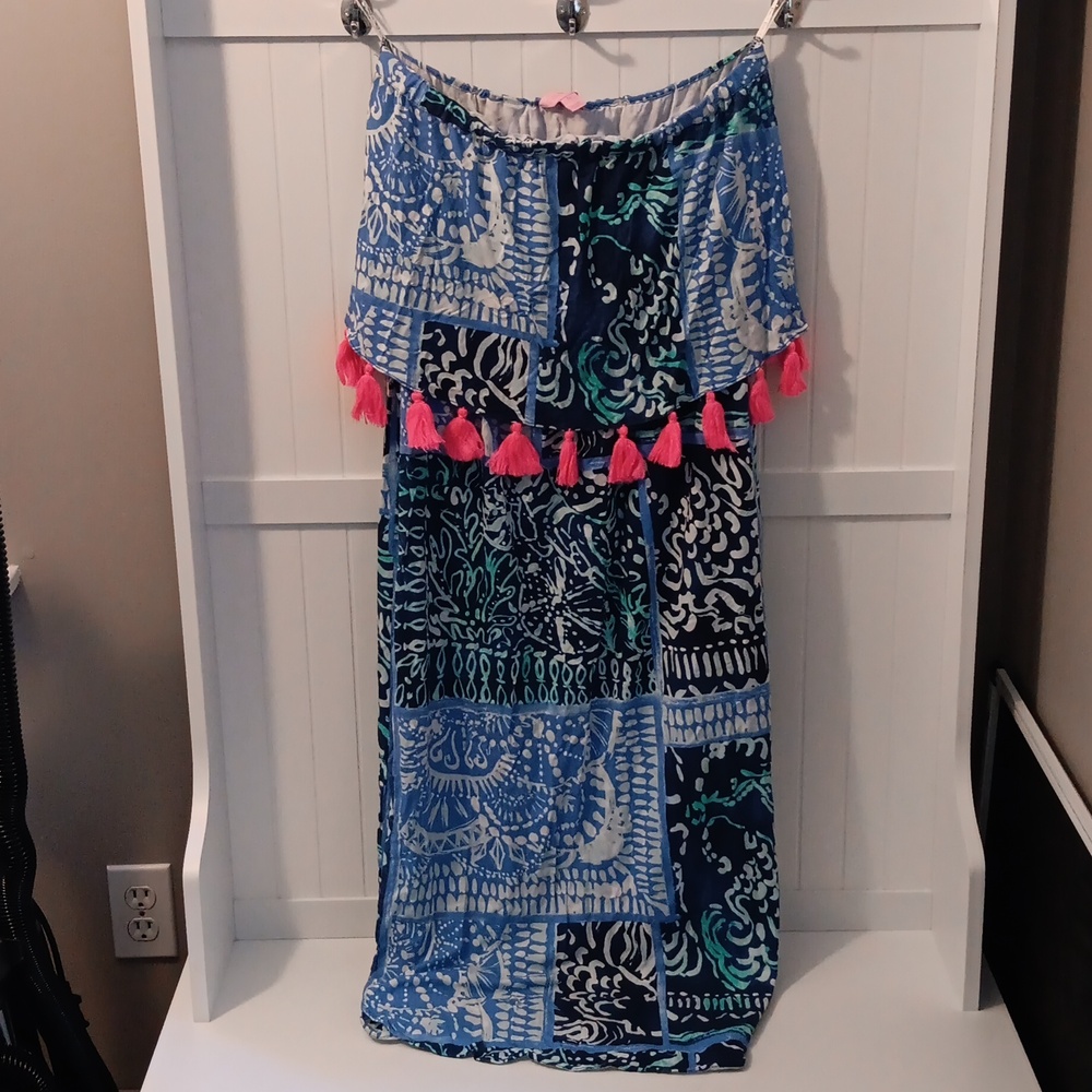 Lilly Pulitzer strapless dress